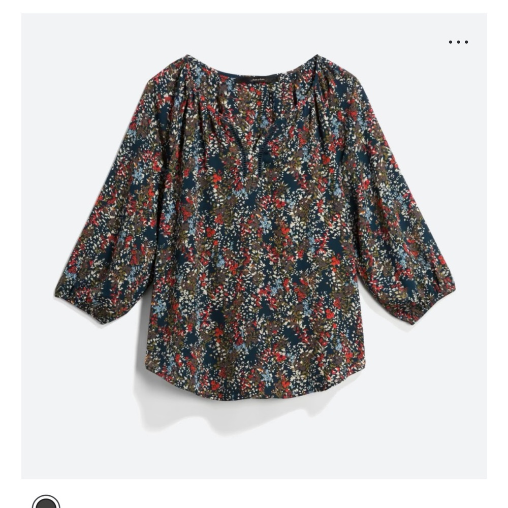 Stitch Fix Fun2Fun Aleta Lattice Detail Blouse medium